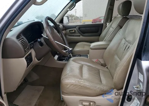 2001 Toyota Land Cruiser from USA, damaged, VIN JTEHT05J812002513